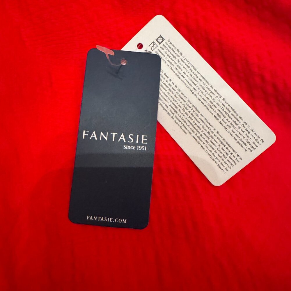 Fantasie Red Twist Front Tankini Top - Picture 5 of 8